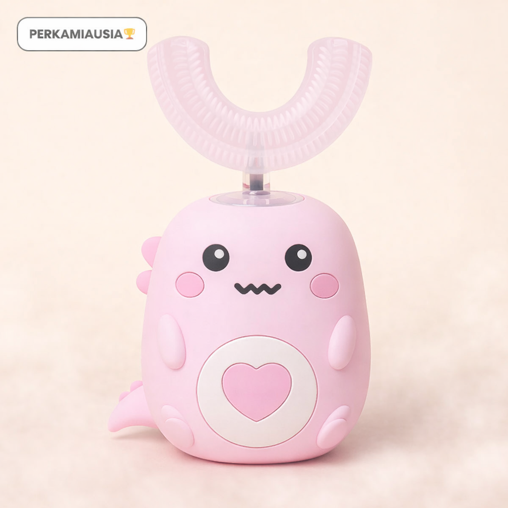 Vaikiškas elektrinis dantų šepetėlis 360°