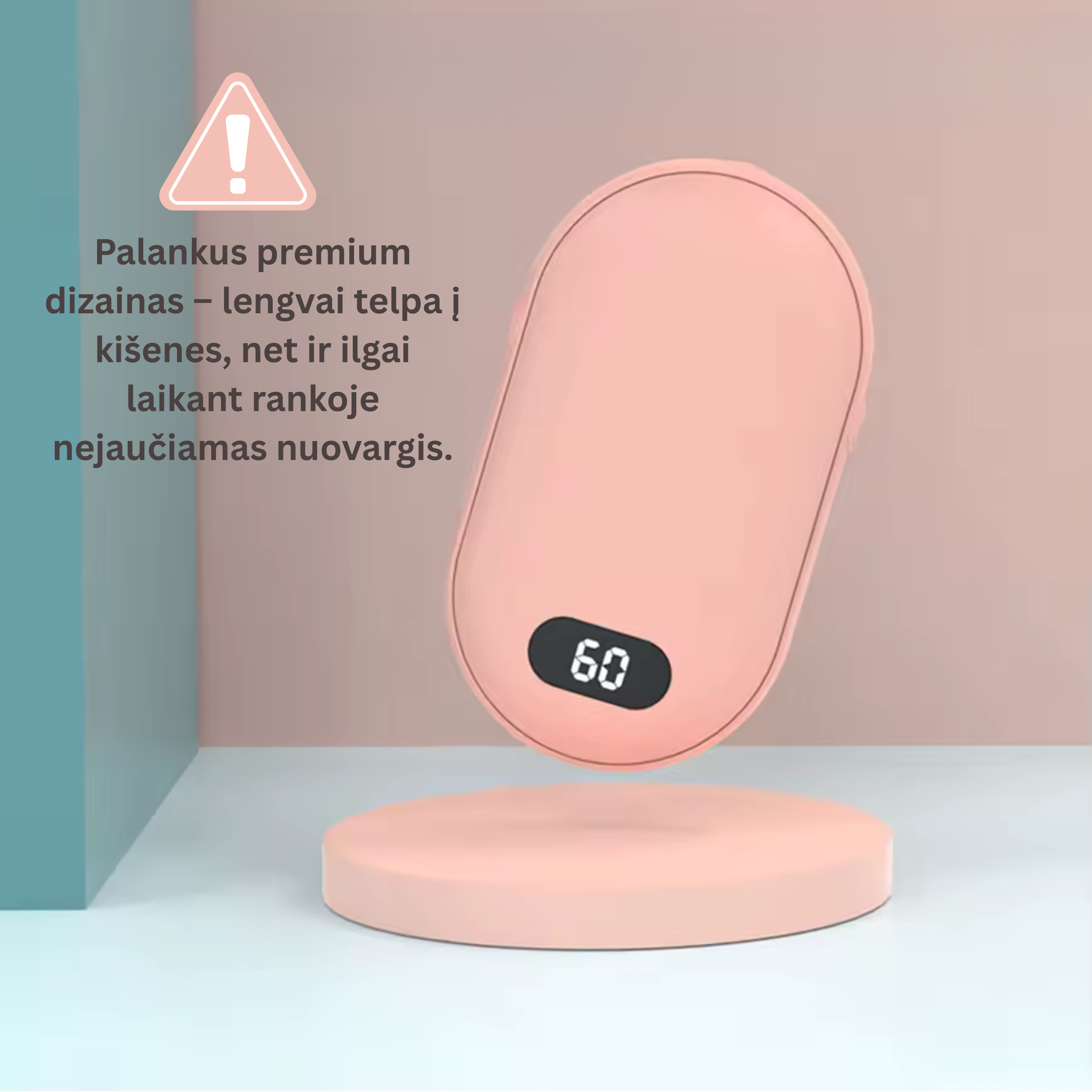 Kišeninis rankų šildytuvas